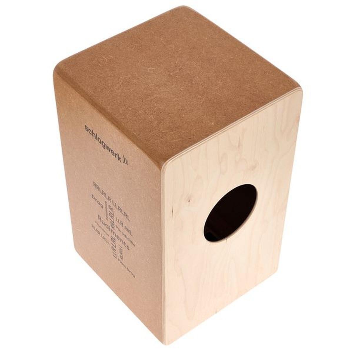 Schlagwerk cp82 cajon in betulla con stampa fingerprint