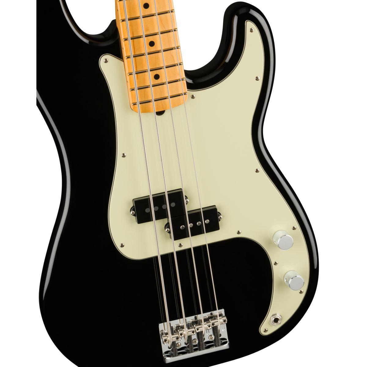 Fender american professional ii precision bass mn black basso elettrico 4 corde