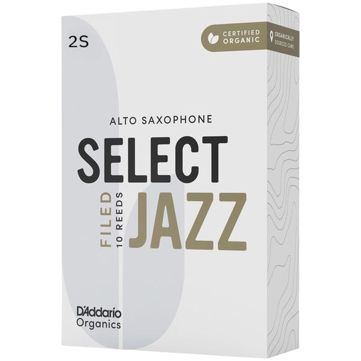 D'addario organic select jazz filed 10 ance per sax alto n 2 soft