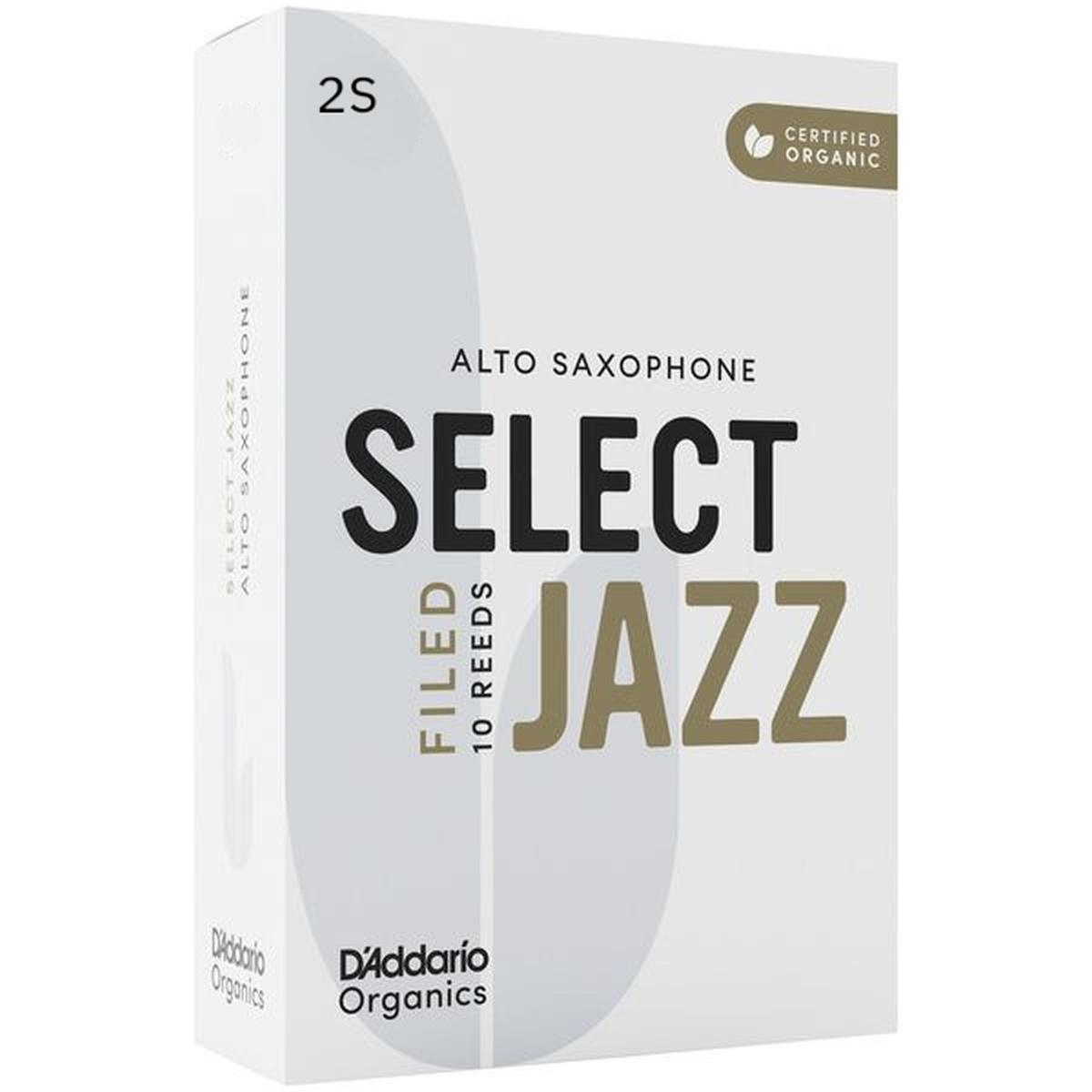 D'addario organic select jazz filed 10 ance per sax alto n 2 soft