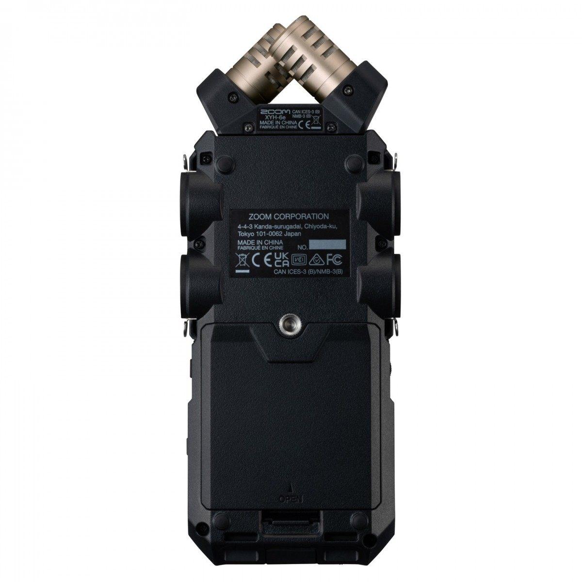 ZOOM H6e - registratore digitale 6 tracce 32 bit Floating Point