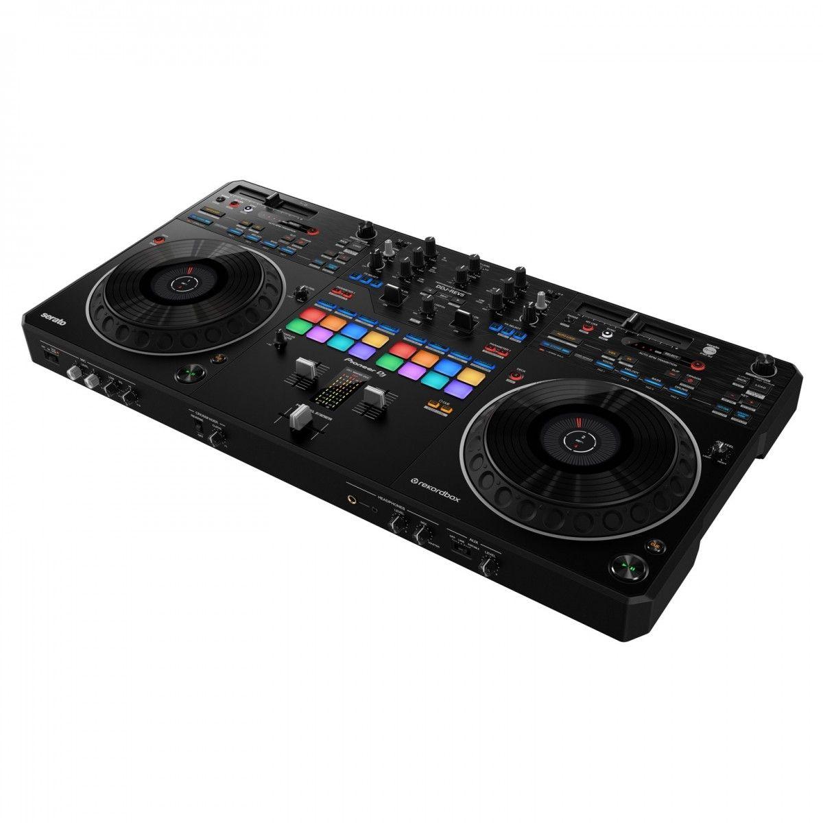 Pioneer ddj-rev5 console dj 2 canali in stile scratch per serato dj e rekordbox