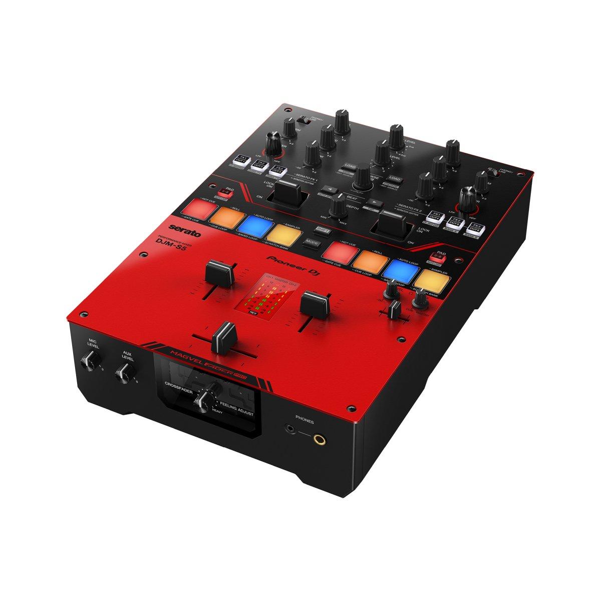 Pioneer mixer djm-s5 mixer dj 2 canali per serato dj pro