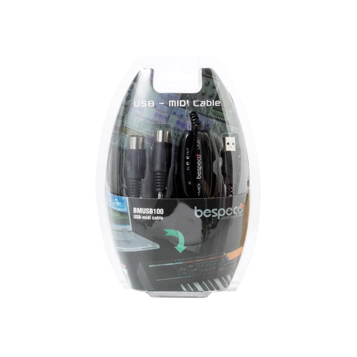 Bespeco bmusb100 interfaccia midi usb