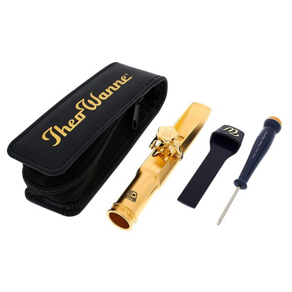 Theo wanne durga v gold bocchino per sax baritono 6*