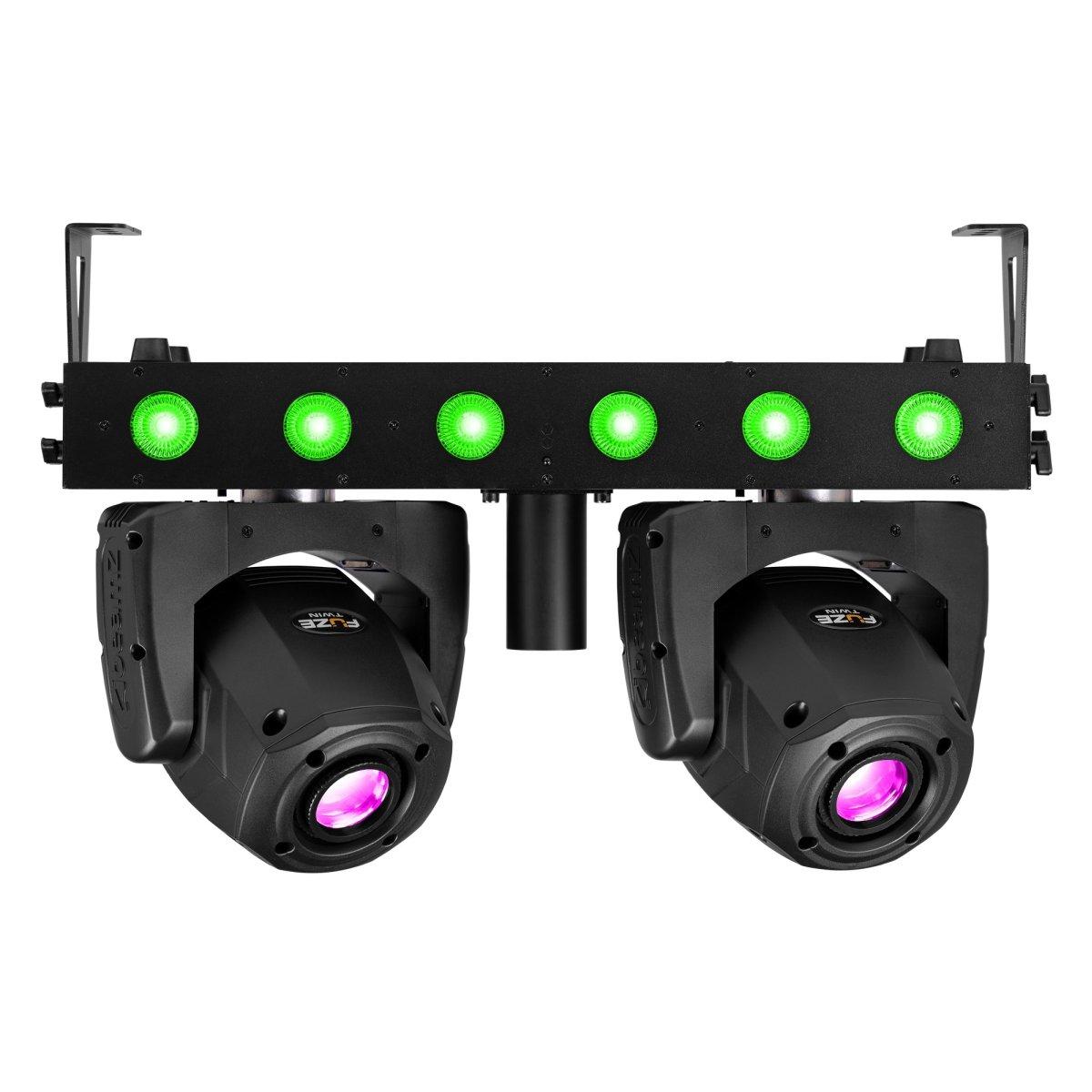 Beamz fuze twin led spot moving head bar