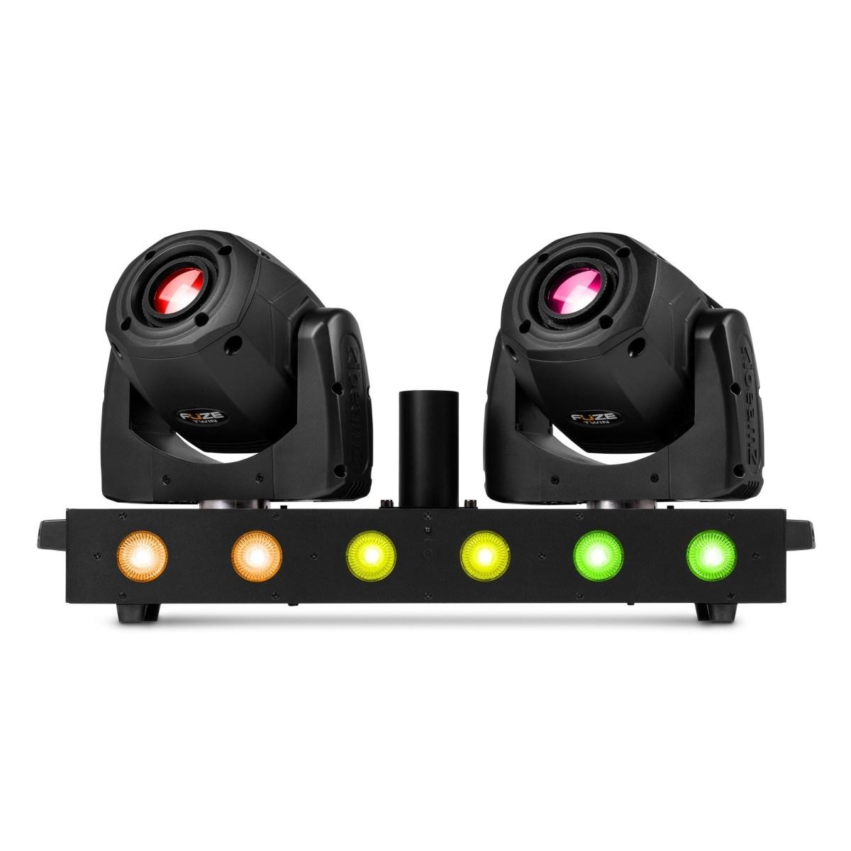 Beamz fuze twin led spot moving head bar