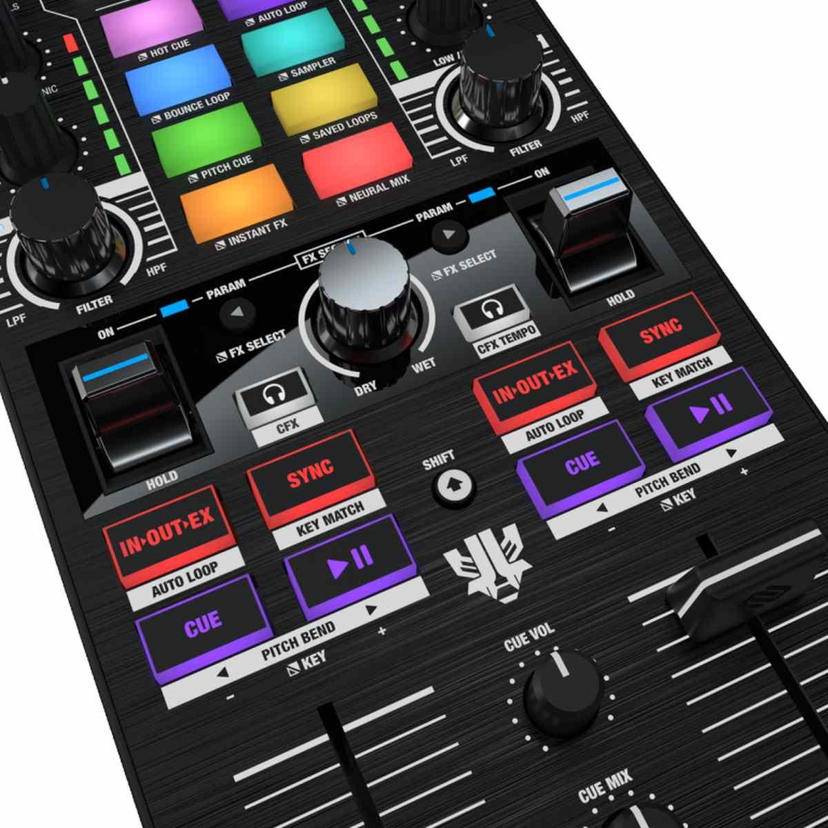 RELOOP MIXTOUR PRO controller DJ all-in-one a 4 deck