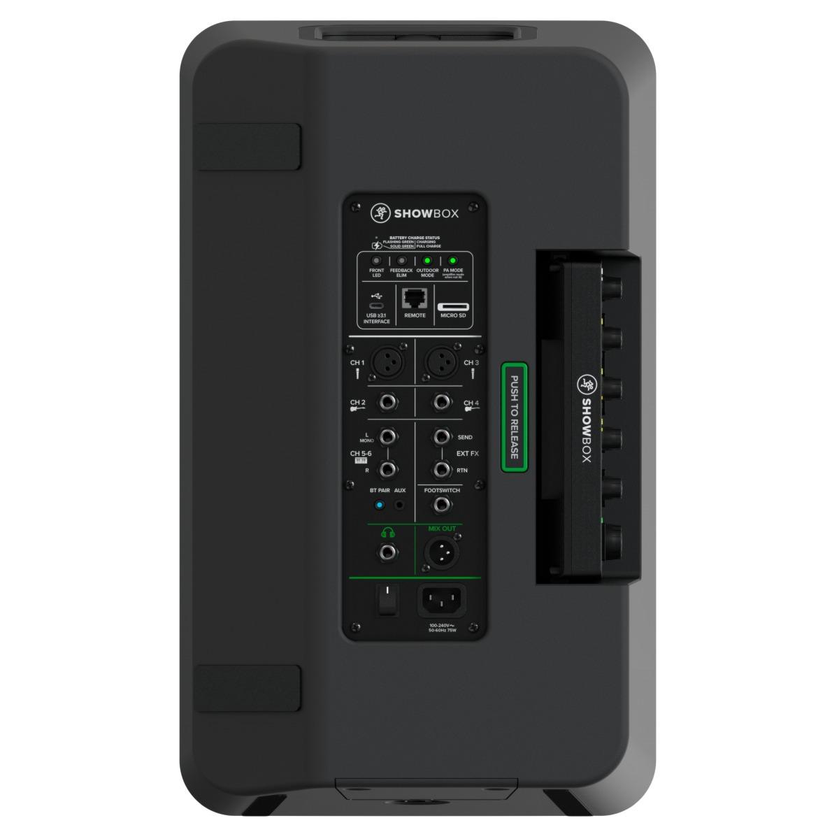 MACKIE SHOWBOX DIFFUSORE ATTIVO PORTATILE 400WATT 8" USB BLUETOOTH