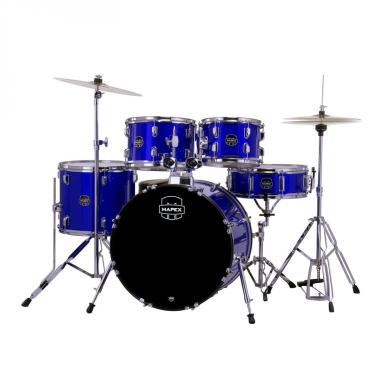 Mapex cm5044ftcib comet fusion 5 pezzi indigo blue con piatti cassa 20