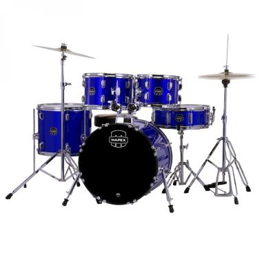 Mapex cm5844ftcib comet student 5 pezzi indigo blue con piatti cassa 18