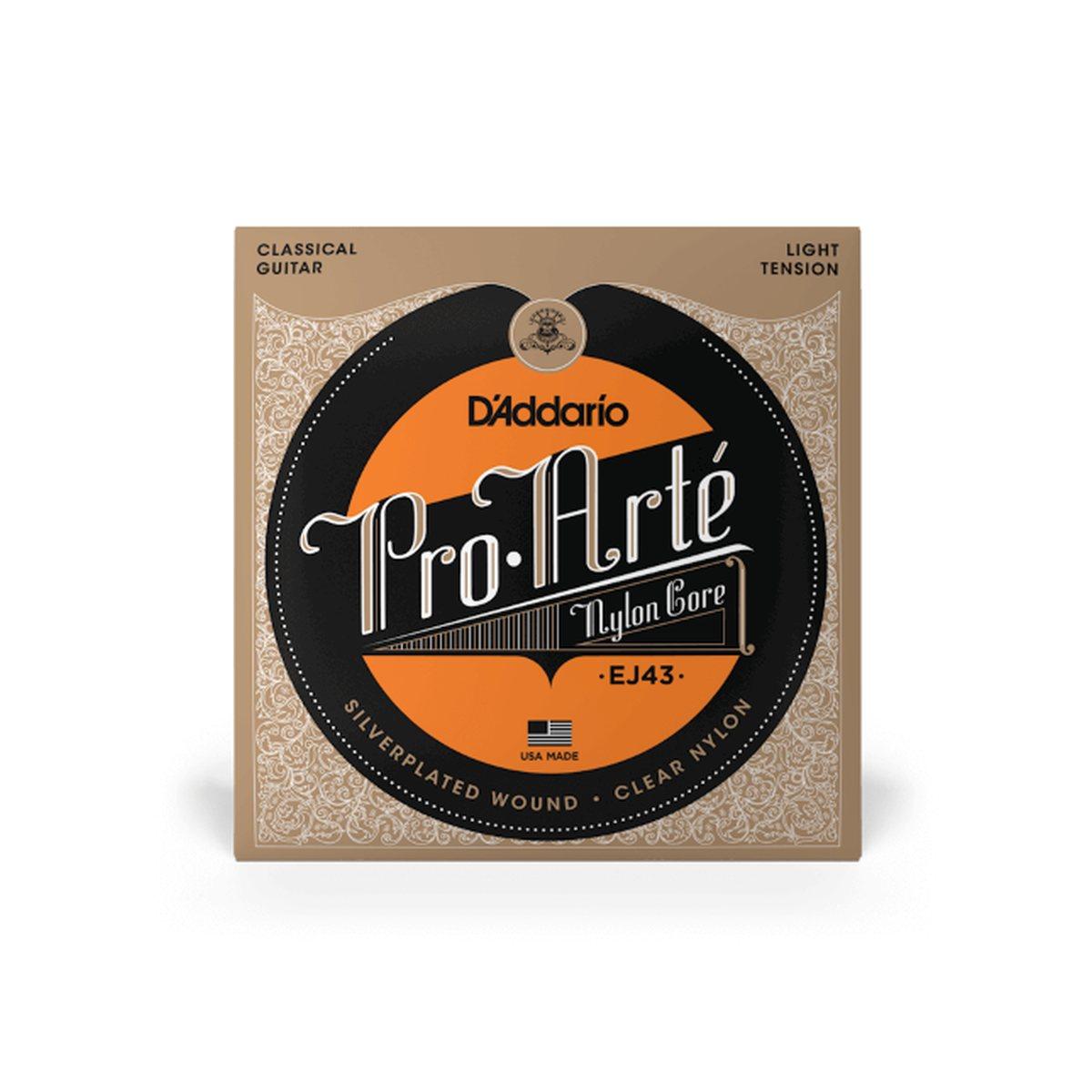 D'addario ej43 set di corde per chitarra classica light tension
