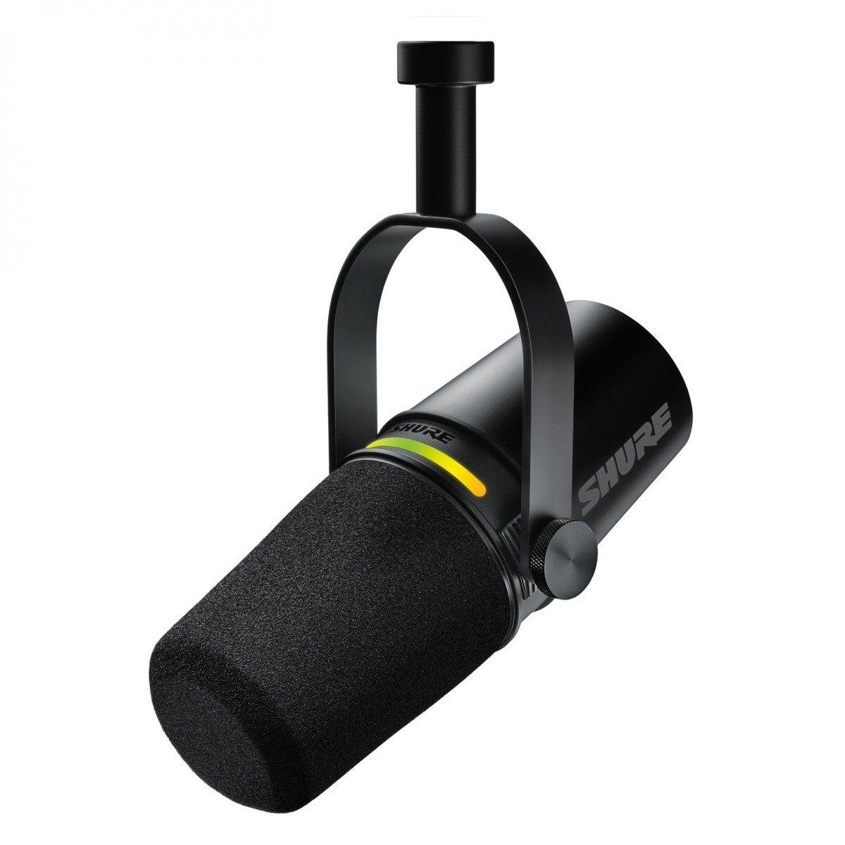 SHURE MV7+ Black MICROFONO PER PODCAST NERO