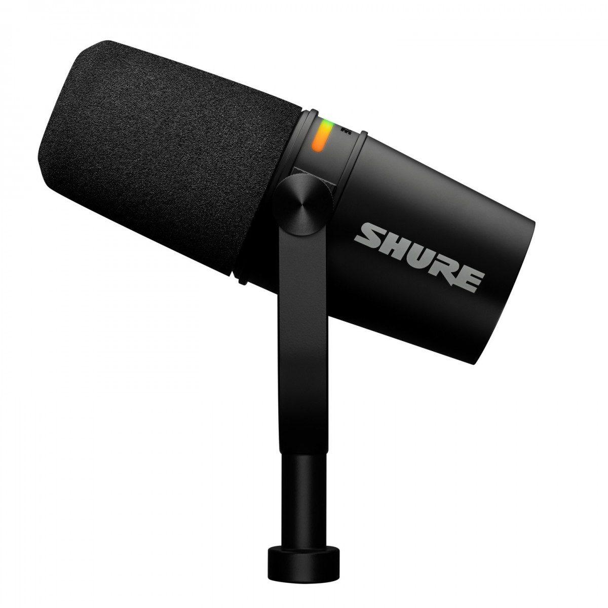 SHURE MV7+ Black MICROFONO PER PODCAST NERO