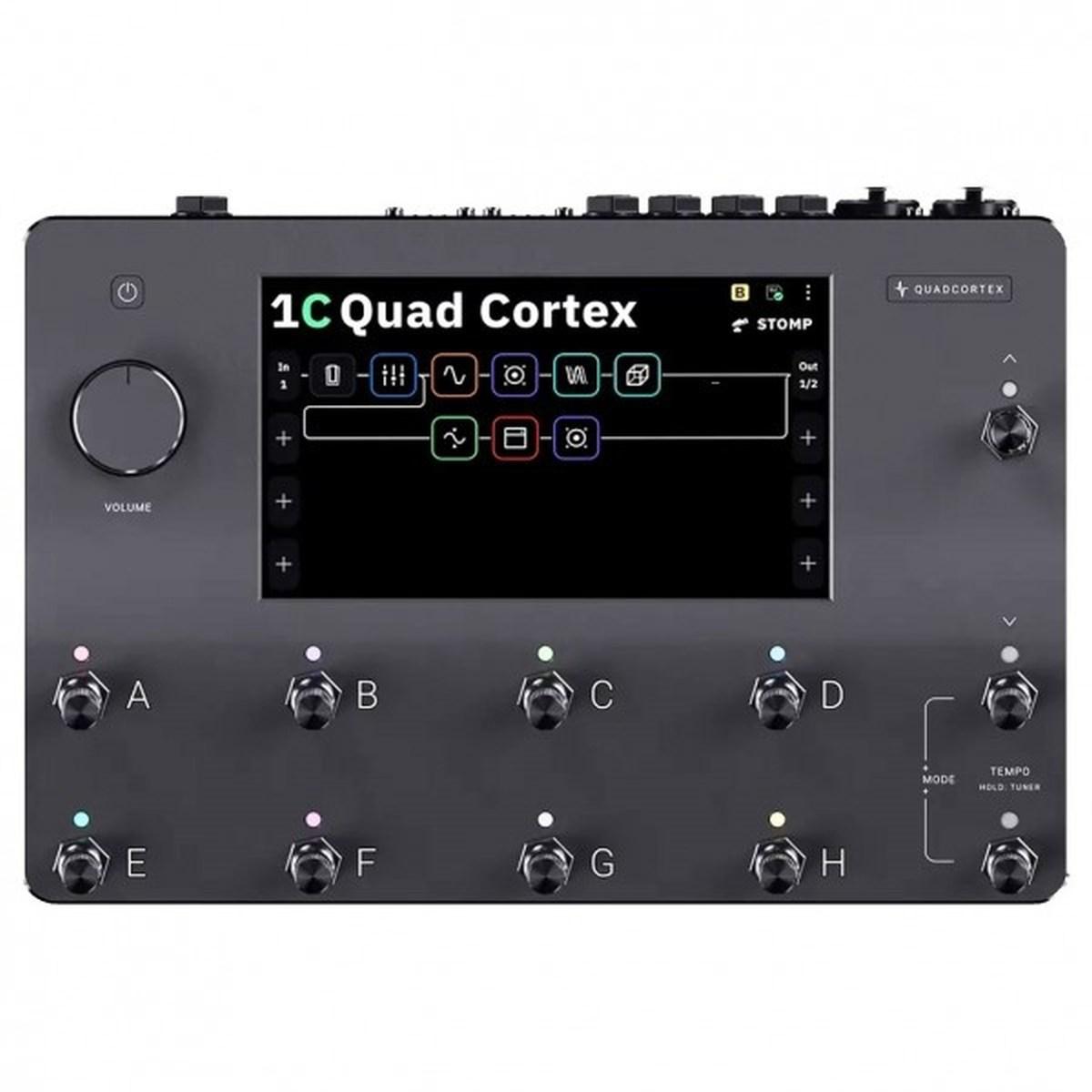 Neural dsp quad cortex modellatore multi-touch per chitarra e basso