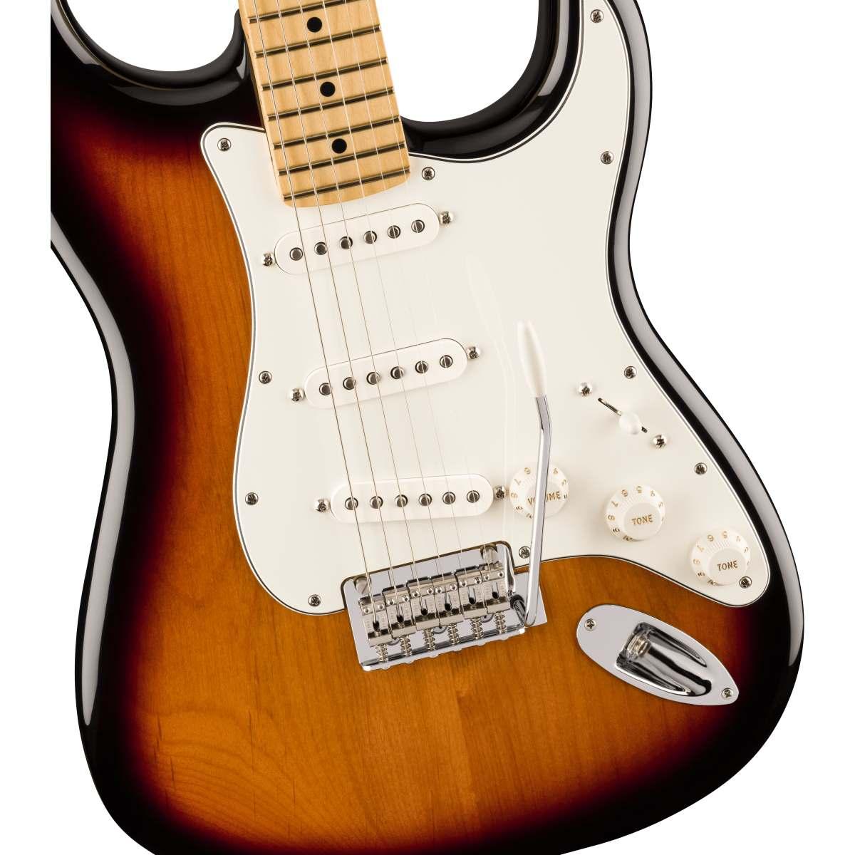 Fender player stratocaster mn 2 tone sunburst chitarra elettrica