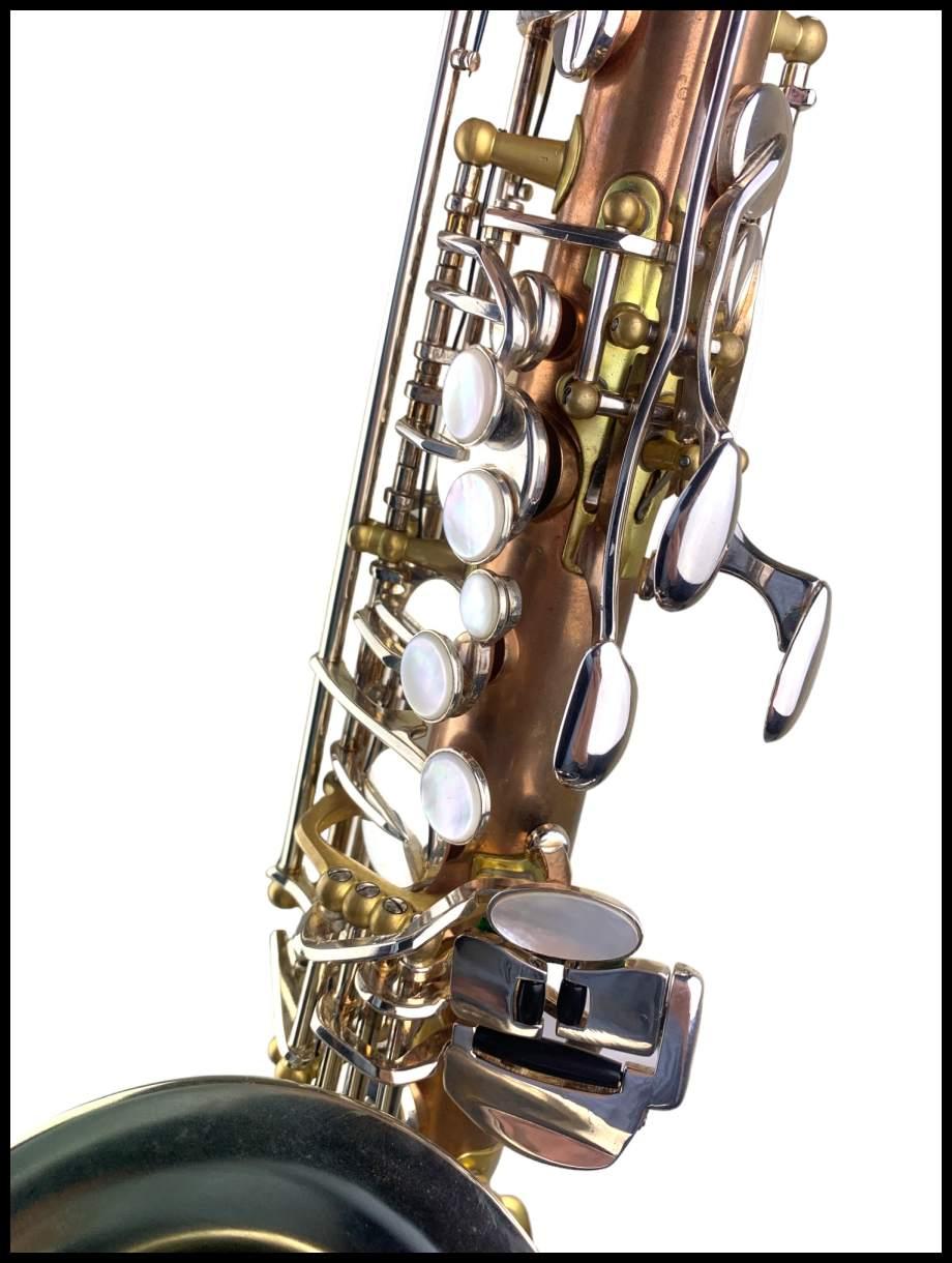 BBRASS GV SAX ALTO con Chiave F# Fosforo/bronzo / camp.rame bianco Laquered