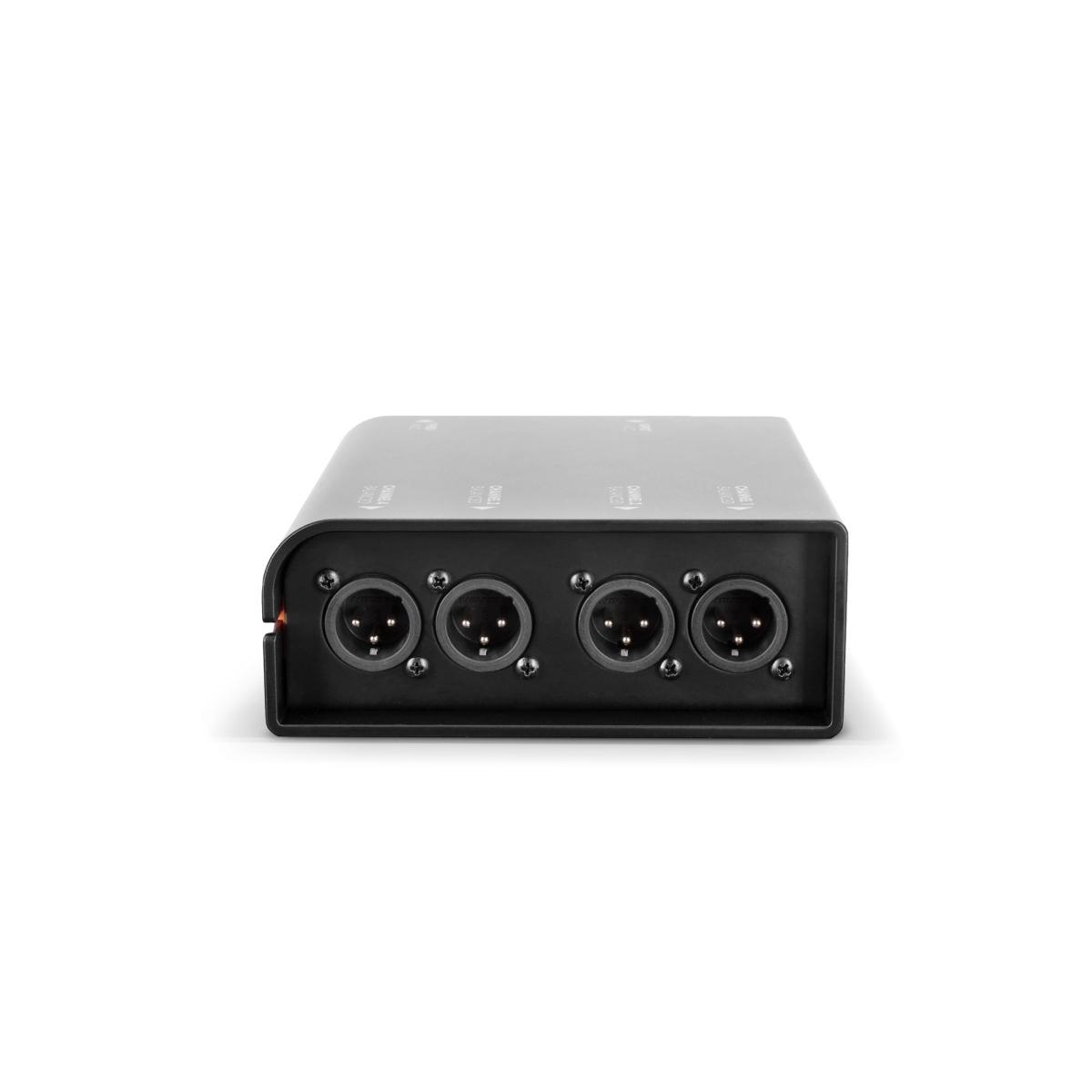 PALMER AoC Box XLRm - Cassa audio over Cat da etherCON a 4 XLR maschio
