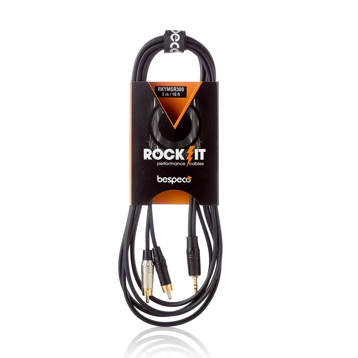 BESPECO RKYMSR150 CAVO DA MINI JACK M A DOPPIO RCA 1,5mt