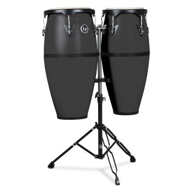 LATIN PERCUSSION LP646D OX BLACK ONYX COPPIA DI CONGAS 10" & 11"