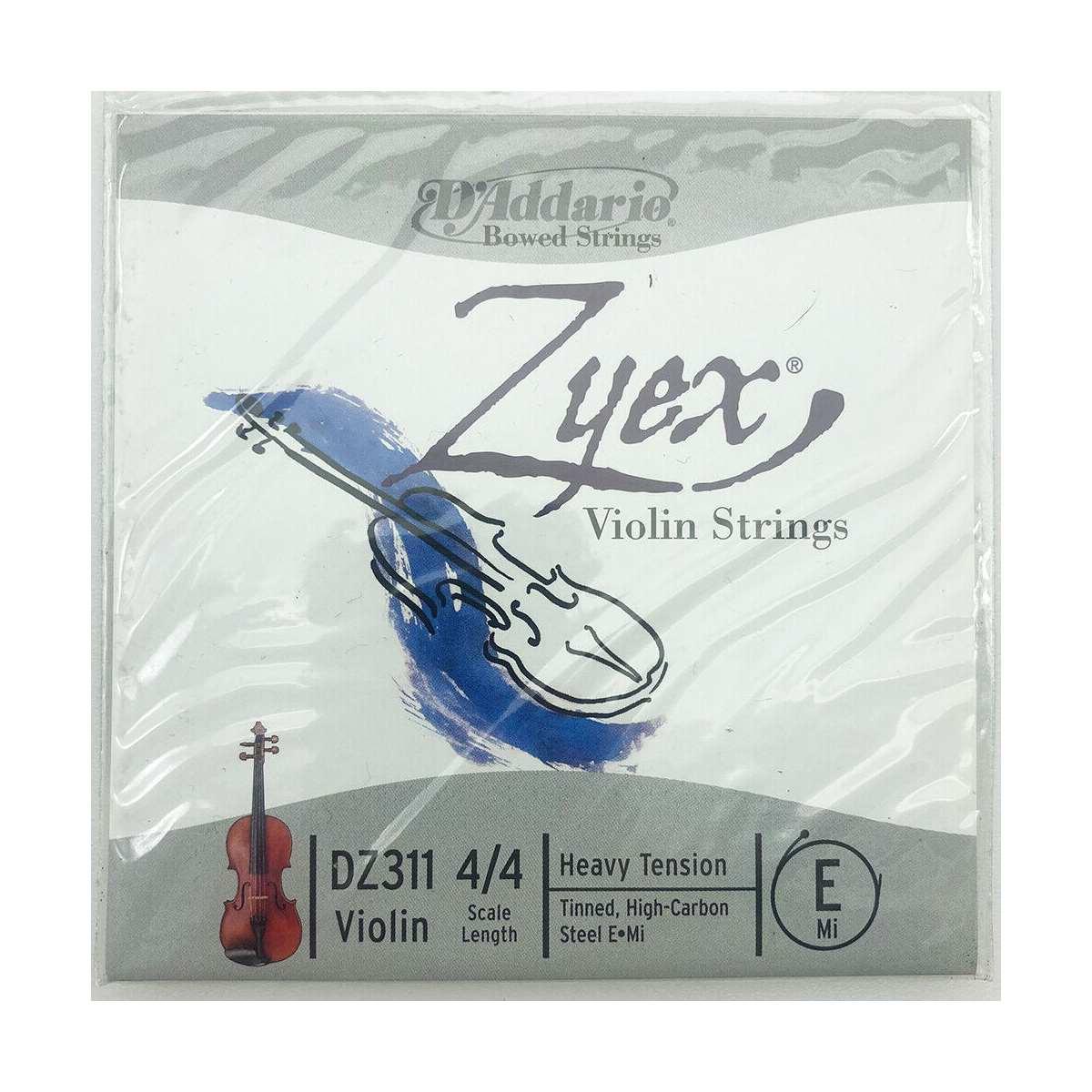 Zyex dz313a re corda singola per violino 4/4