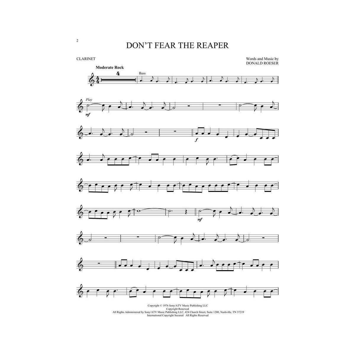 Classic rock per clarinetto + audio online