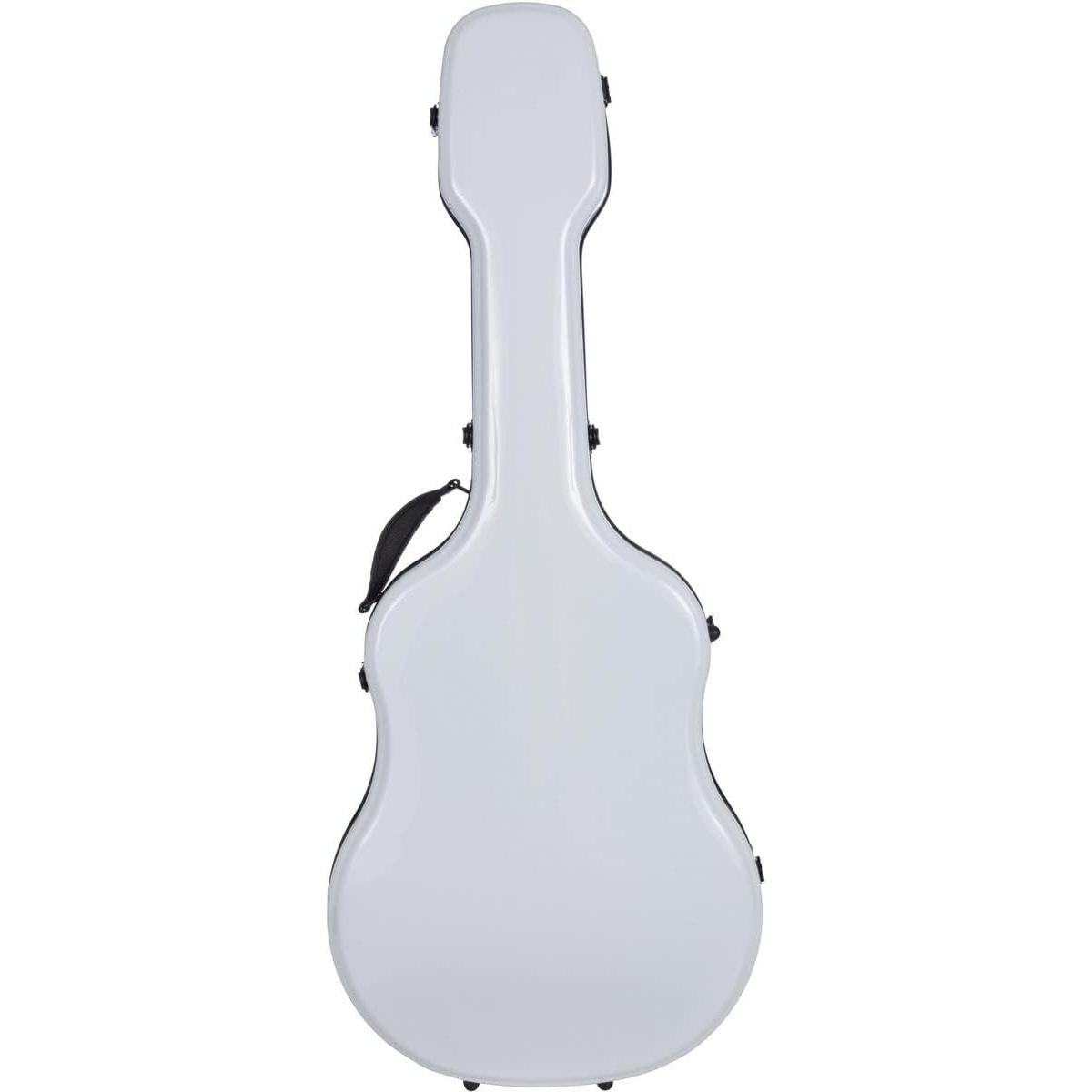 Plc case chitarra classica in policarbonato white