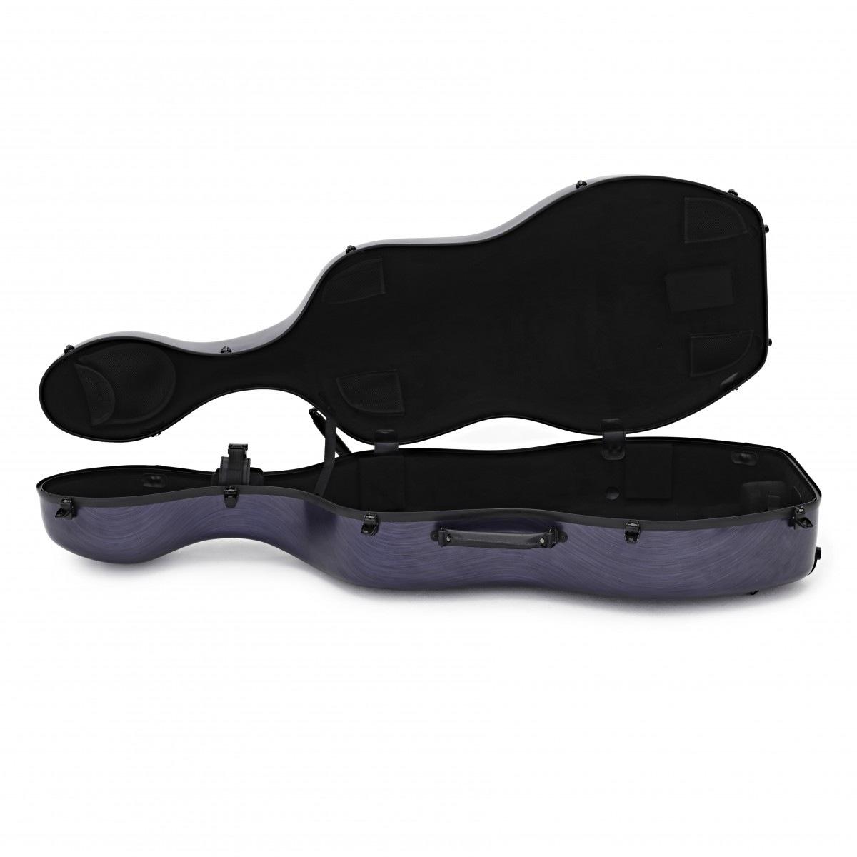 Plc case violoncello policarbonato white