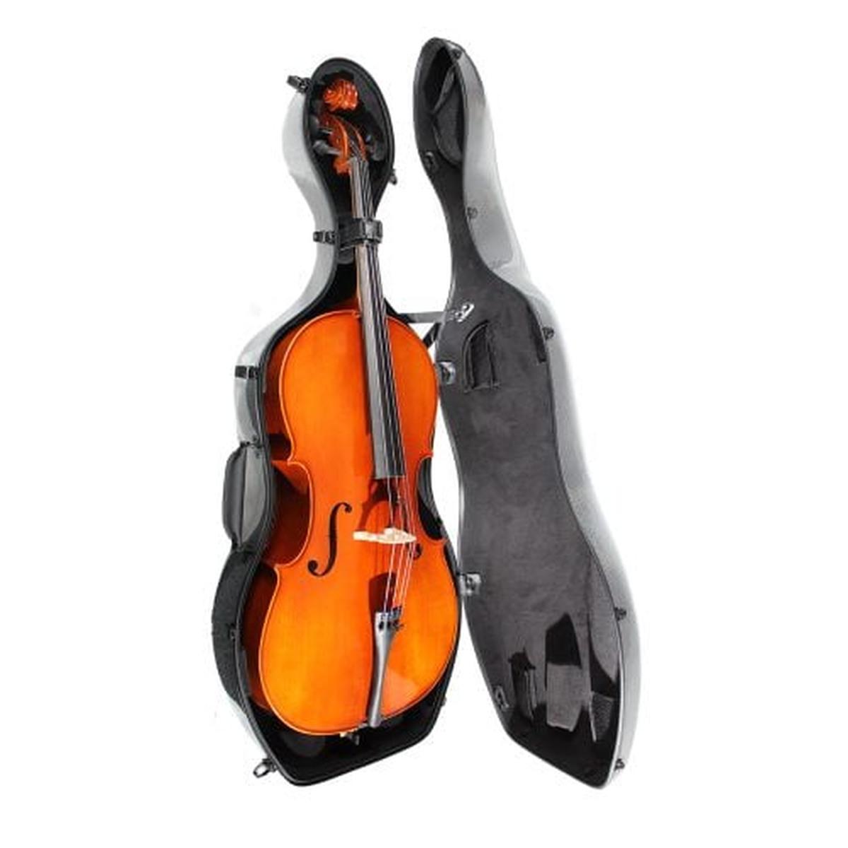 Plc case violoncello policarbonato lux blue