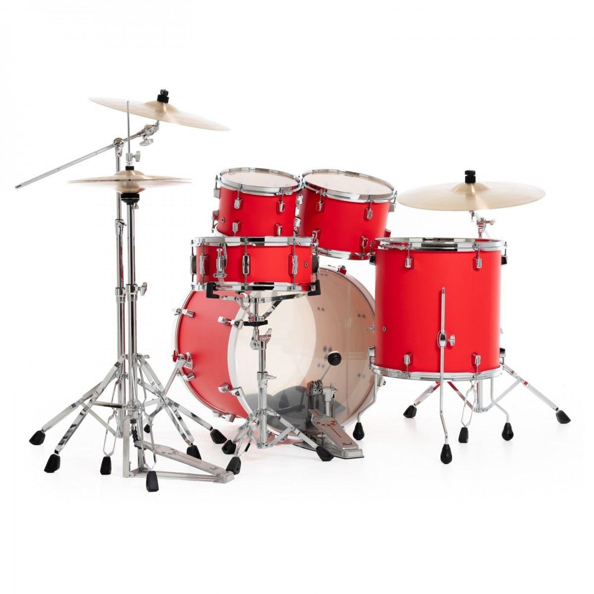 PEARL DMP925S/C899 DECADE MAPLE MATTE RACING RED BATTERIA ACUSTICA CASSA 22"