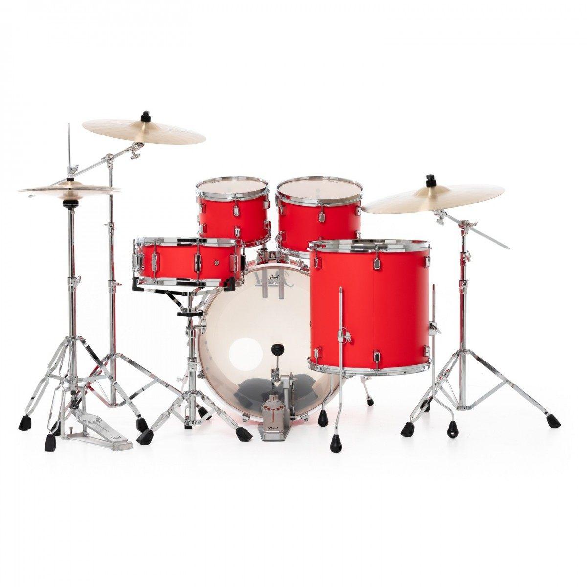 PEARL DMP925S/C899 DECADE MAPLE MATTE RACING RED BATTERIA ACUSTICA CASSA 22"