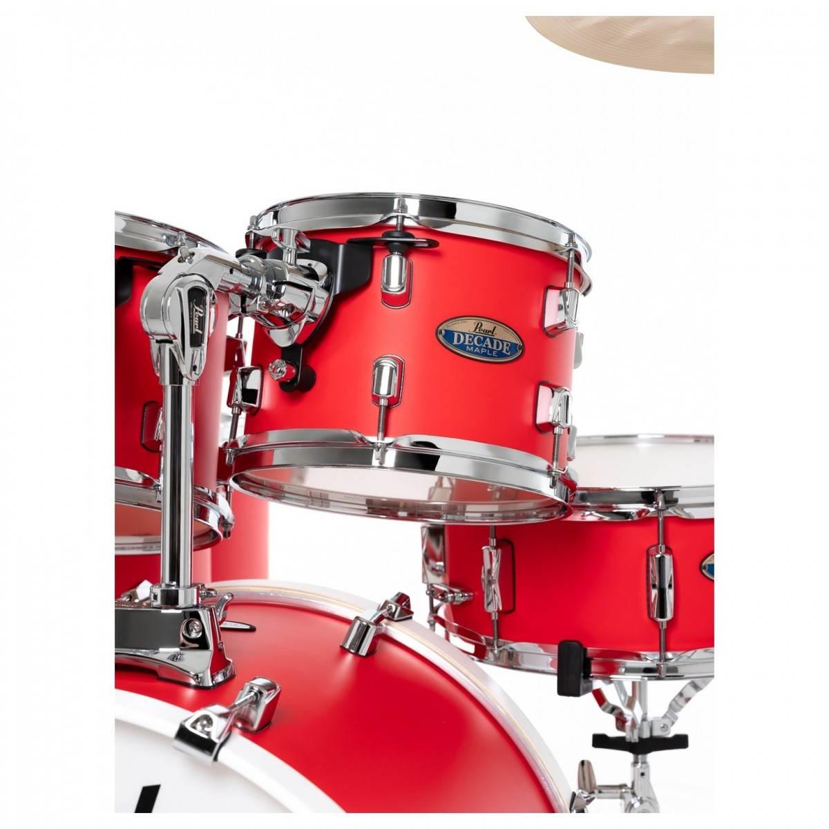 PEARL DMP925S/C899 DECADE MAPLE MATTE RACING RED BATTERIA ACUSTICA CASSA 22"