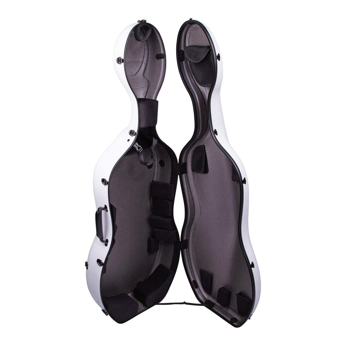 Plc case violoncello policarbonato red