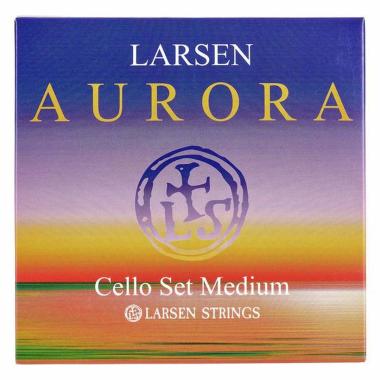 Larsen aurora medium set di corde per violoncello 4/4