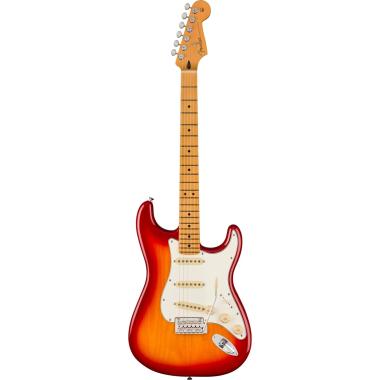 Fender player ii stratocaster mn aged cherry burst chitarra elettrica