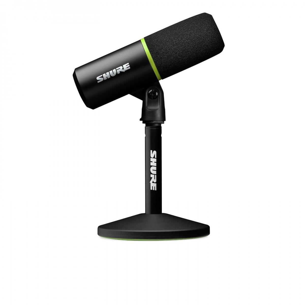 Shure mv6 microfono dinamico usb-c per live streaming