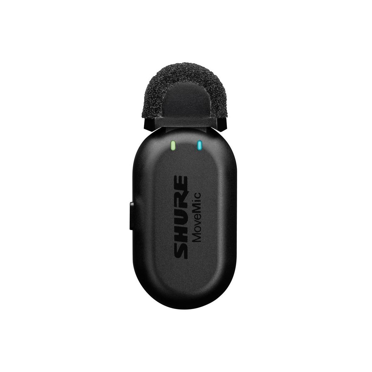 SHURE MoveMic Two SISTEMA MICROFONICO WIRELESS PROFESSIONALE A DUE CANALI PER DISPOSITIVI MOBILI