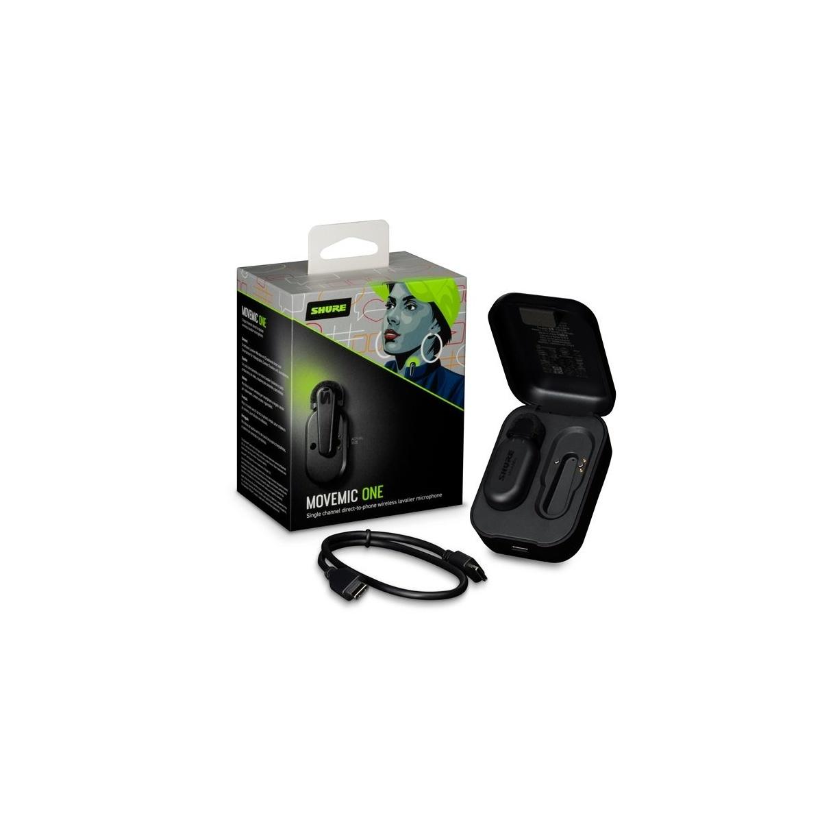 SHURE MoveMic Two SISTEMA MICROFONICO WIRELESS PROFESSIONALE A DUE CANALI PER DISPOSITIVI MOBILI