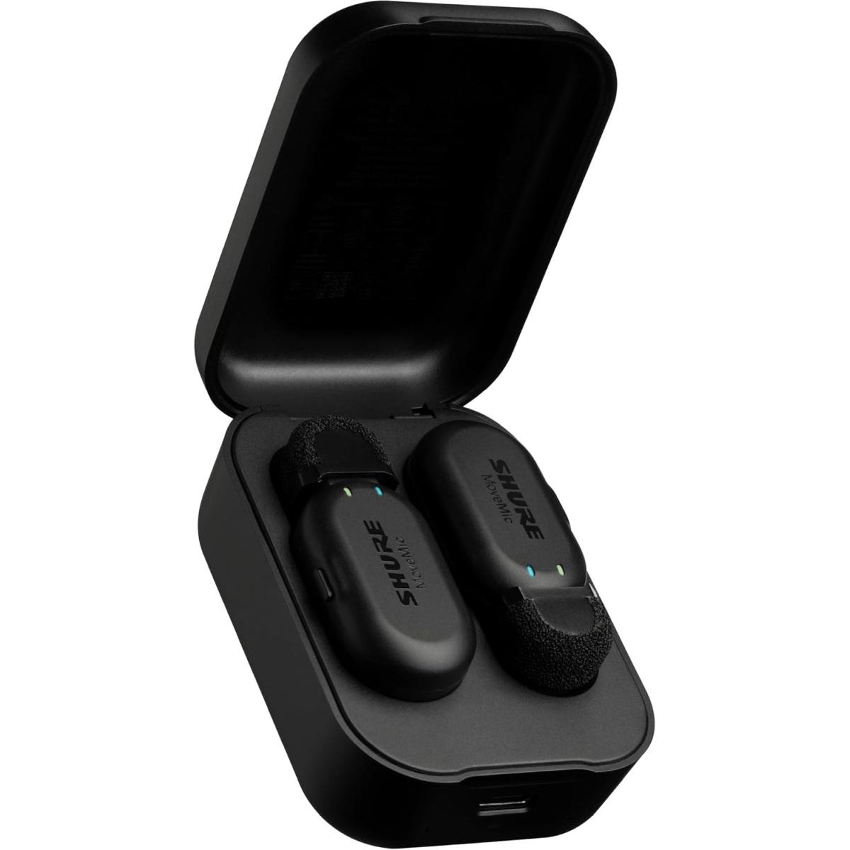 SHURE MoveMic Two SISTEMA MICROFONICO WIRELESS PROFESSIONALE A DUE CANALI PER DISPOSITIVI MOBILI