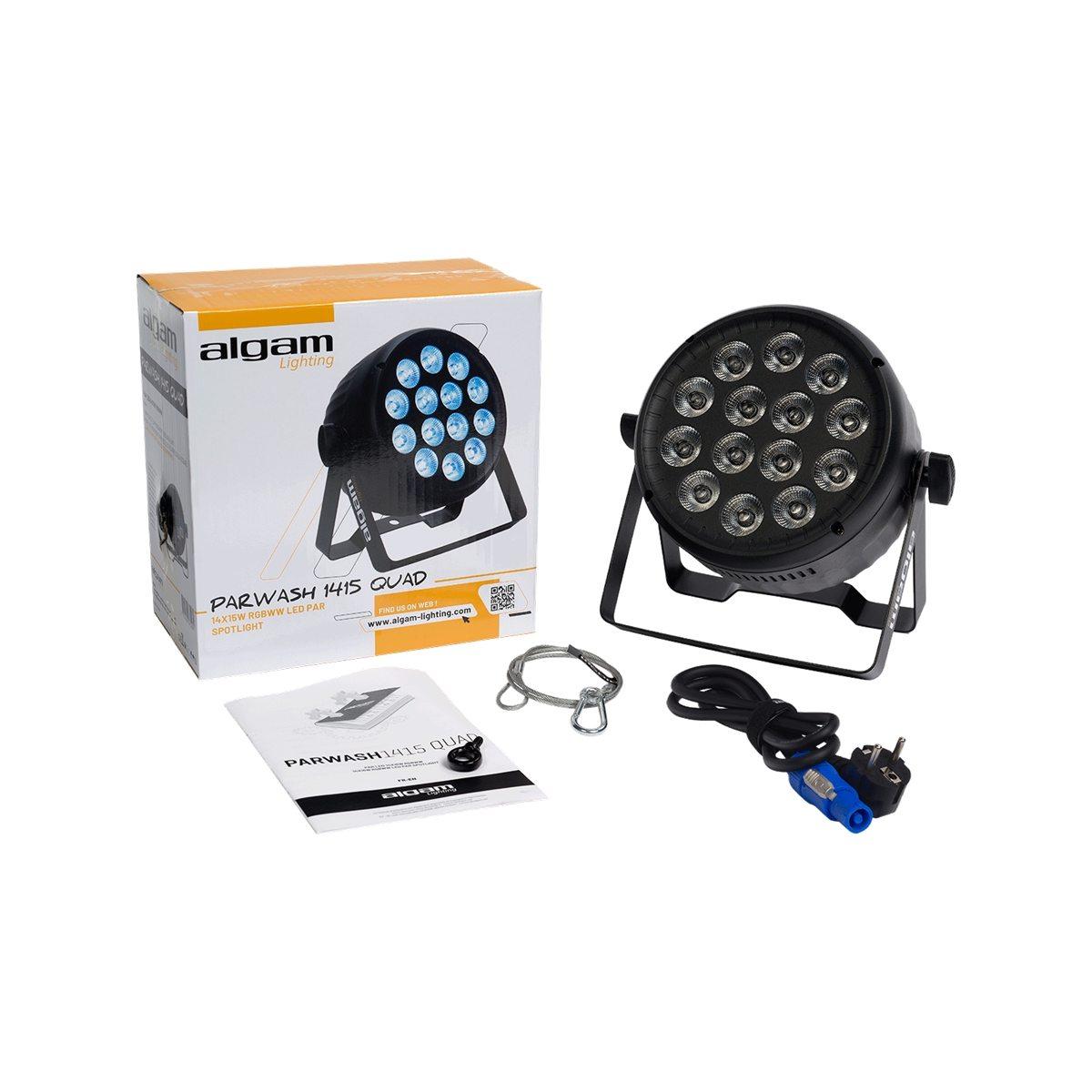 ALGAM LIGHTING PARWASH1415-QUAD LED 14x15W RGBWW