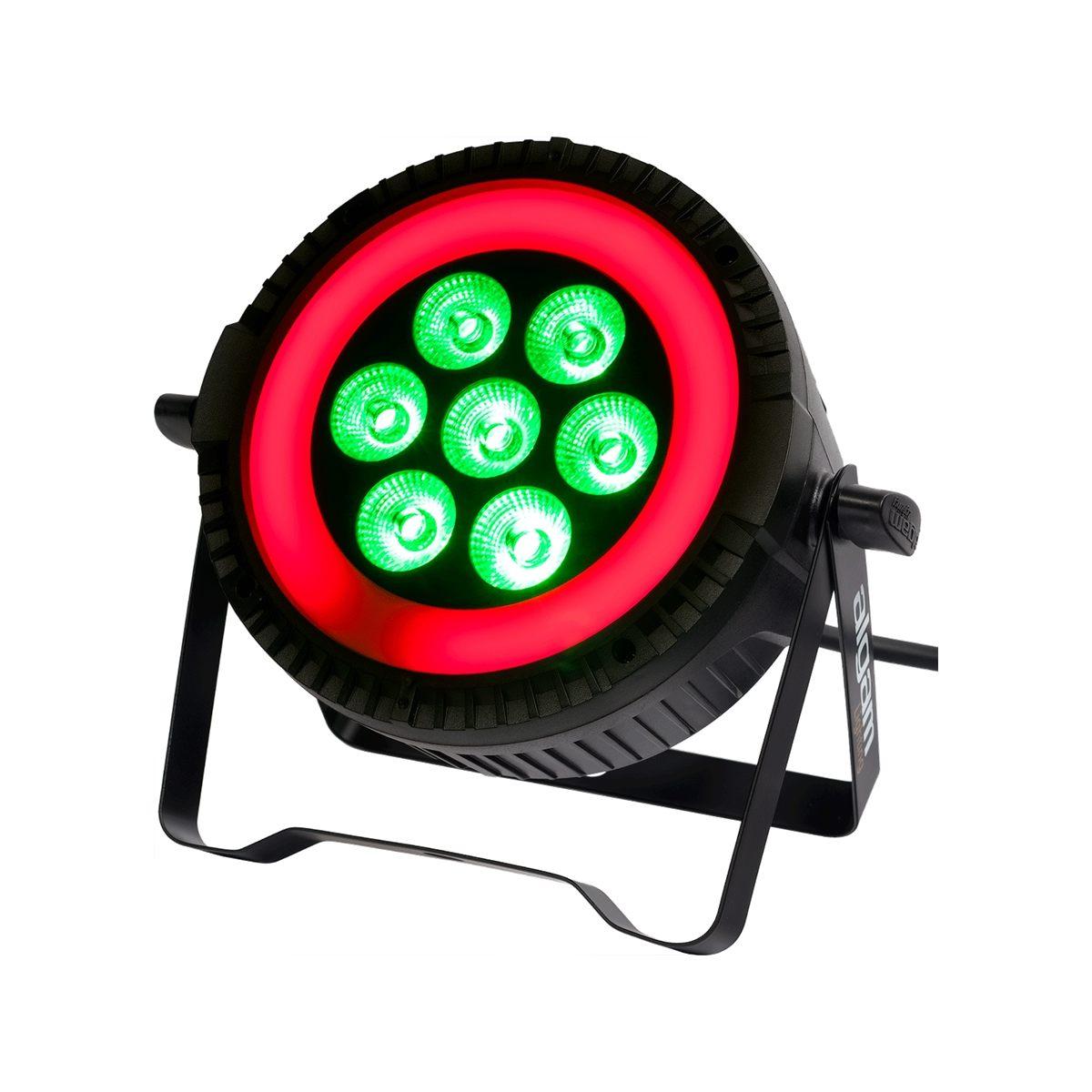 ALGAM LIGHTING PARWASH76-RING LED 7x6W RGBW + RING RGB