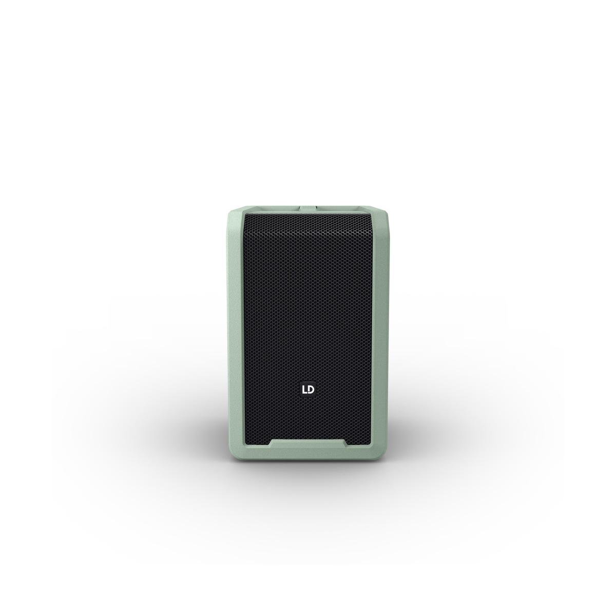 LD SYSTEMS ANNY 8 GN - Altoparlante PA Bluetooth portatile a batteria con mixer, colore Adventure Green