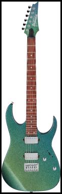 Ibanez grg121sp gyc green yellow camaleon chitarra elettrica