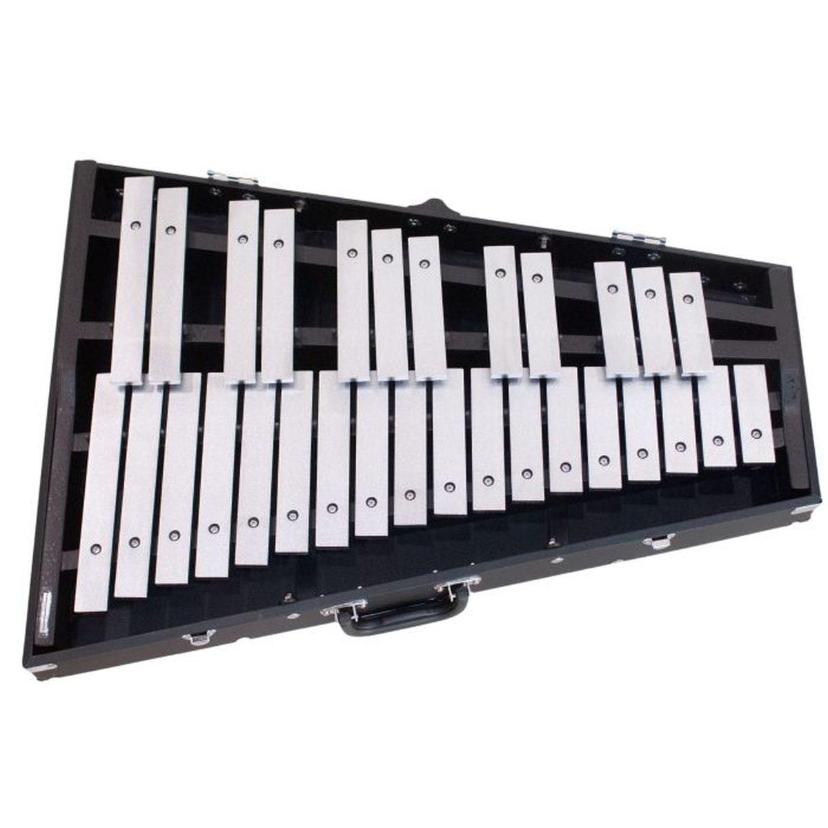 MAJESTIC Concert Bells, Eco, 2.5 octave G5-C8, Steel, Case, Accessories B3525S