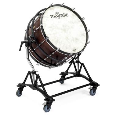 MAJESTIC Concert Bass Drum MPB3222, Prophonic Series, 32"x22", stand, Accessories