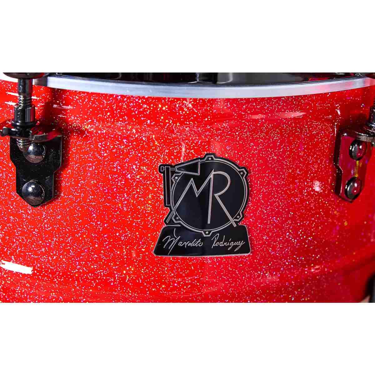 MEINL MR1415 Manolito Rodriguez Signature Timbales 14 & 15 Atomic Red