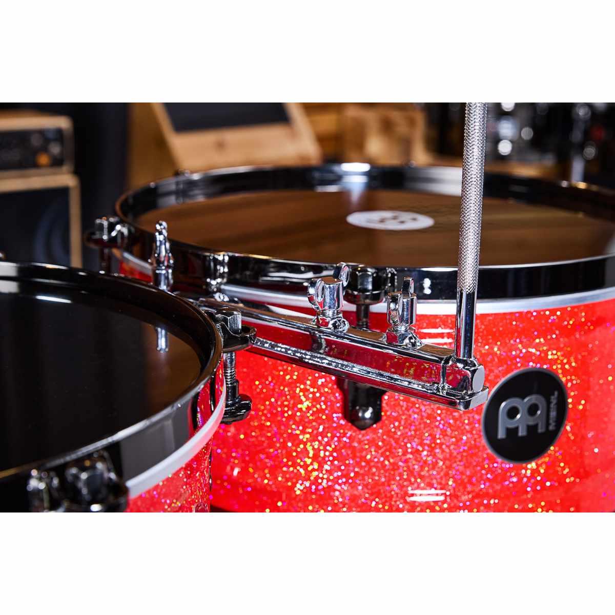 MEINL MR1415 Manolito Rodriguez Signature Timbales 14 & 15 Atomic Red