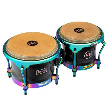 MEINL S400PBK Spectrum Bongos 7" e 8 1/2" Phantom Black