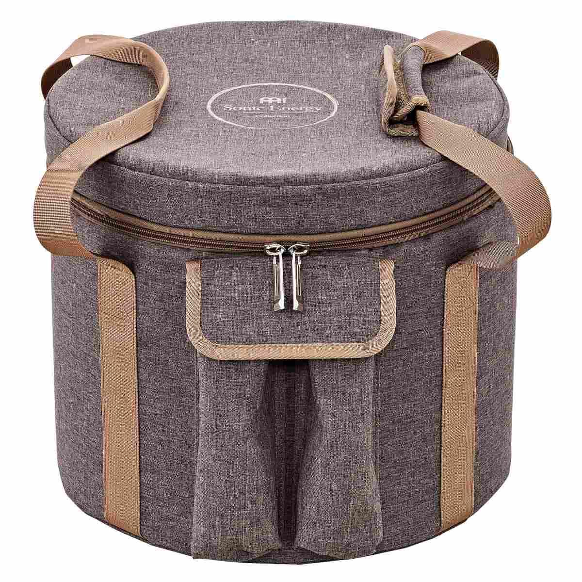 SONIC ENERGY CSBB8BR Borsa per campane tibetane in cristallo da 8" marrone