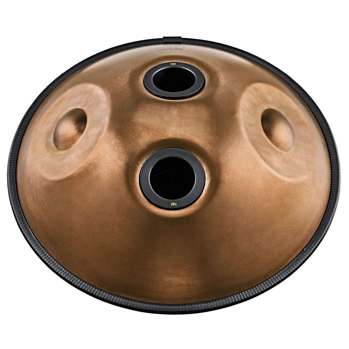 SONIC ENERGY HPSTL110CU Handpan sensoriale acciaio inossidabile Fa pigmeo 11 note 440 Hz rame vintage